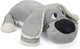 Beeztees puppy boomba xl - puppy speelgoed - puppyknuffel - hondenspeelgoed - grijs - 70x40x21 cm