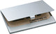 Sigel visitekaarthouder - 92x63x5mm - hoogwaardig aluminium - voor 15 kaartjes - si-vz135