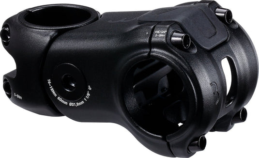 Bbb cycling actionstem - verende stuurpen racefiets, gravelbike e-bike - 31.8mm - verstelbaar 0° tot +3,5° - hoge schokabsorptie - verschillende rijposities - lengte: 80mm - bhs-52