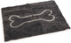 Dog gone smart dirty dog droogloopmat hond - dierenmat - grijs - 88 x 68 cm