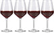 Alpina wijnglazen rode wijn - 4 stuks rode wijnglazen - wijnglas 50cl - wijnglazen set - glazenset voor diner - wijn glazen - helder glas