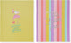 Kangaro schriften - beach happy - a5 - lijn - 4 stuks