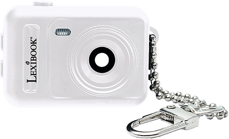 Load image into Gallery viewer, Lexibook sleutelhanger miniatuur digitale camera wit met ingebouwd flashgeheugen
