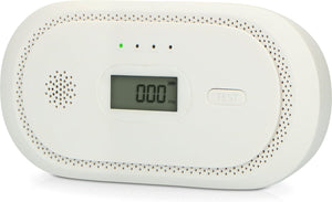 Alecto coa2650 koolmonoxidemelder met display - 10 jaar sensor - voldoet aan europese norm - wit