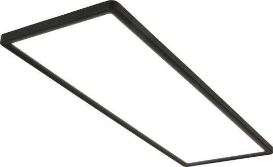 Briloner slim - led plafonniere - plafondlamp - paneel ultraplat - 4.000 k neutraal wit licht - 58x20x3cm (lxbxh) - zwart