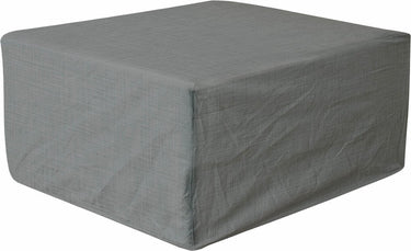 Eurotrail waterdichte beschermhoes voetenbank salontafel, cantonic 100x100x50 cm, grijs