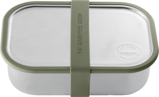 Aya ida aya ida - lunch box - opbergdoos - meenemen - brood - 1000ml - tropical green