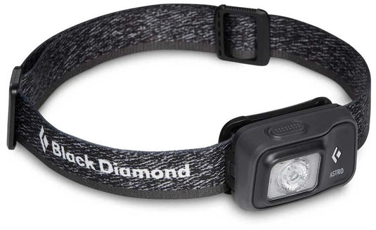 Black diamond astro 300 hoofdlamp - hoofdlamp - graphite