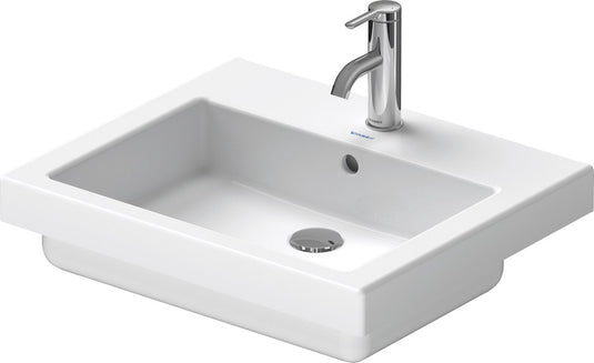 Duravit vero - inbouw wastafel 55x47x18 cm, 1 kraangat, alpine wit 0315550000