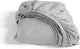 Cinderella hoeslaken - 180x200 210cm - jersey - lichtgrijs - tot 25 cm matrashoogte