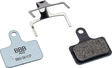 Bbb cycling discstop coolfin schijfremblokken shimano - vervangende remblokken voor coolfin systeem compatibel met shimano schijfremmen - organisch met koelvinnen - bbs-561cp