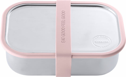 Aya ida aya ida - lunch box - opbergdoos - meenemen - brood - 1000ml - soft rose