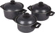 Bo-camp - pannenset - rondo - 3-delig - carbonstaal