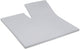 Cinderella - weekend - topper hoeslaken met split - 180x200 cm - tot 15 cm matrashoogte - 100% katoen - lichtgrijs