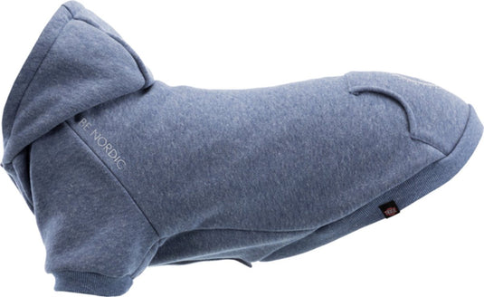 Trixie be nordic - hondentrui - hoodie flensburg - blauw - 62 cm