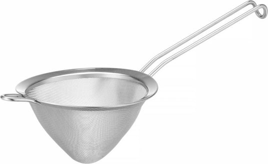 Hendi puntzeef – fijn gaas – metalen draadgreep – 360x160x105 mm – vaatwasmachinebestendig