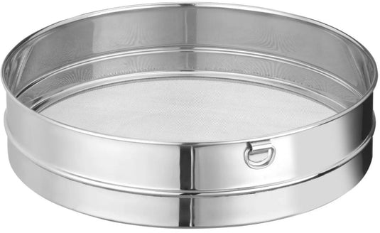 Hendi bakkerszeef - roestvast staal - fijn gaas - vaatwasbestendig - ø 30,8 cm