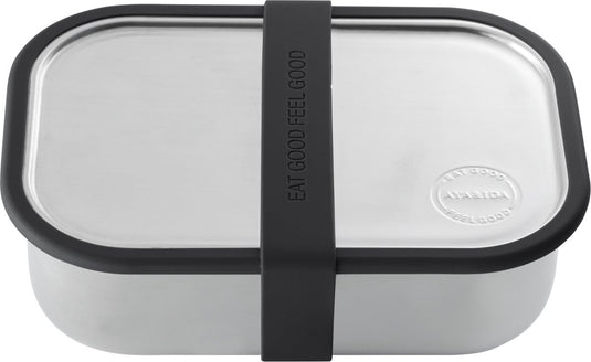 Aya ida aya ida - lunch box - opbergdoos - meenemen - brood - 1000ml - matte black
