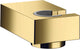 Hansgrohe porter e wandhouder metaal, m. vaste bevestigingspositie polished gold