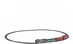 2-play locomotief speelgoed treinset met licht en wagons - - 16-delig.