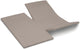 Cinderella weekend - topper hoeslaken met dubbel-split (tot 15 cm) - katoen - 180x200 cm – taupe