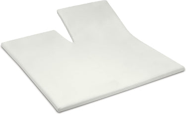Cinderella - topper hoeslaken met split - tot 15 cm matrashoogte - double jersey - 180x200 210 cm - ivoor