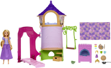 Disney princess rapunzel's toren - pop - speelset met prinses