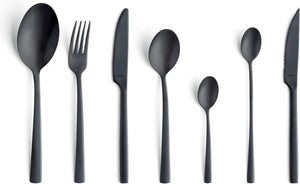 Amefa manille - 42 delige all you need bestekset - 6 personen - mat zwart