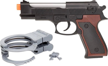 Toi-toys politie pistool licht en geluid met handboeien