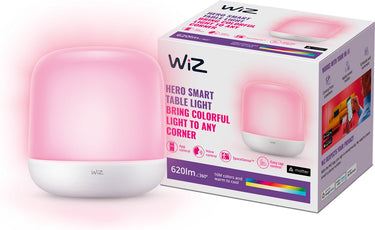 Wiz tafellamp hero - gekleurd en wit licht - slimme led verlichting - modern design - wi-fi