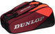 Dunlop - cx psa 12rkt bag- black red- squash tas