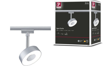 Paulmann urail railspot circle 250lm 5,3w 2700k 230v chroom mat