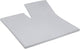 Cinderella - sundays - topper hoeslaken met split - 180x210 cm - tot 15 cm matrashoogte - 100% katoen-satijn - lichtgrijs