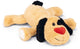 Beeztees xl-knuffel belle - hondenspeelgoed - pluche - licht bruin - 48x46x11 cm