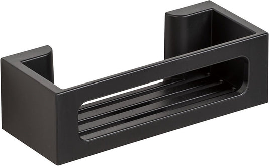 Wenko turbo-loc bralia wandrek zwart mat 30x9cm - doucherek - badrek - bevestigen zonder boren - zelfklevend