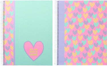 Kangaro ancor spiraalblok - b'log hearts - formaat a4 - met lijn - 2 stuks