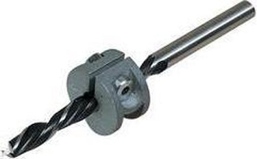 Wolfcraft - houtboor 6 mm inclusief dieptestop - dieptebegrenzing deuvels - 2731000