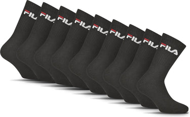 Fila tennis- sportsokken - maat 43 46 - 6 pack - zwart
