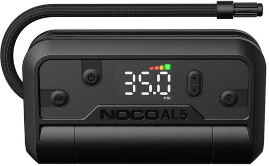 Noco al 5 draagbare luchtcompressor - geïntegreerde usb-c-poort - powerbank - maximale druk: 8,96 bar