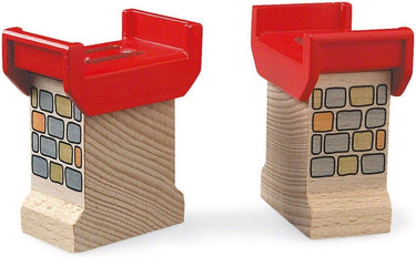 Brio spoorbrug pijlers - bouwset voor creativiteit en motoriek - 33254