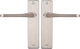 Starx deurklink zilver - rvs look â€“ deurbeslag â€“ deurkruk met schild â€“ blind - deurklink vlinder - 43 x 180 mm â€“ ã˜ 18 mm