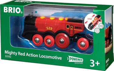Brio rode locomotief op batterijen