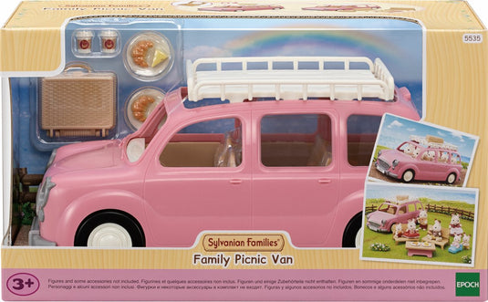 Sylvanian families 5535 familie picknick auto