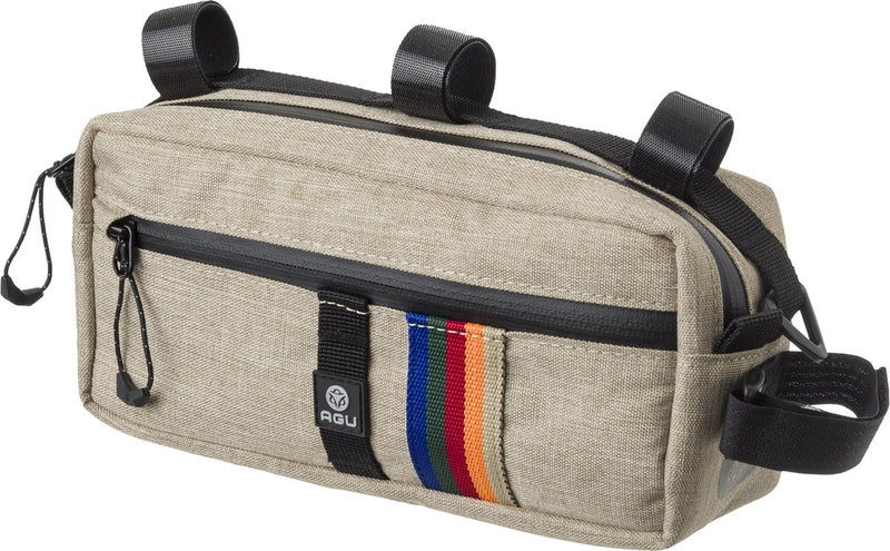 Load image into Gallery viewer, Agu bikepacking bar bag stuurtas venture - vintage - 2l - waterafstotend, reflecterend, eenvoudige montage, 100% gerecycled polyester

