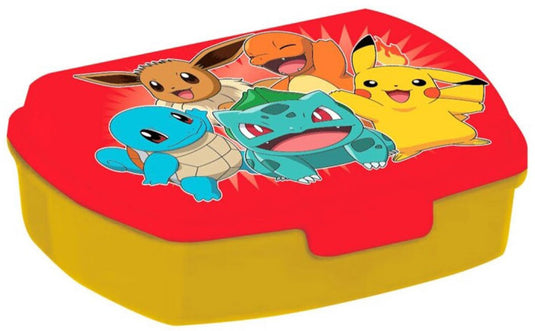 Pokémon red funny plastic sandwich box
