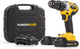 Powerplus accu klopboormachine powx00512 - 3 in 1: boren hamerboren en schroeven, 20 v boormachine, 60 nm, links en rechts schroeven, incl. 2 accu's 2.0 ah en 1 lader