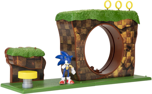 Jakks sonic the hedgehog green hill zone-speelset