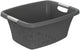 Rotho - wasmand - 25 liter - bloemen grijs
