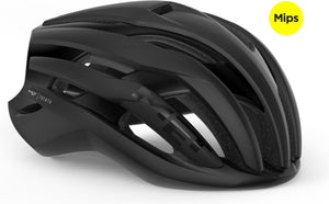 Met trenta mips fietshelm mannen vrouwen – fietshelm racefiets volwassenen – maat m (56-58cm) – black m