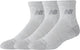 New balance active quarter sock 3 pack unisex sportsokken - athletic grey heather